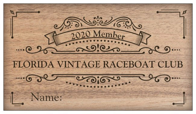 2020 FVRC Member Certiificate